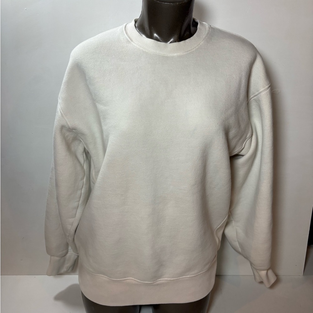 TNA Women's Boyfriend  Cream Sweatshirt